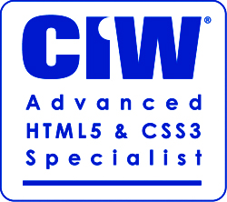 CIW Advanced HTML5 & CSS3 Specialist Logo